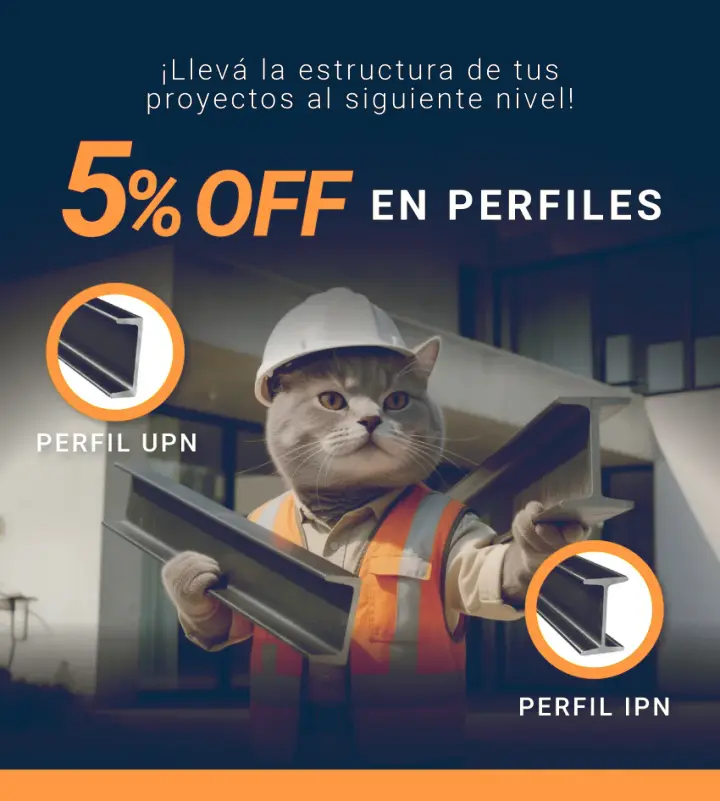 5% off en perfiles