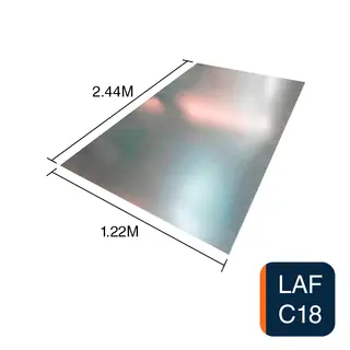 Chapa lisa LAF C18 1.25mm x 1.22m x 2.44m