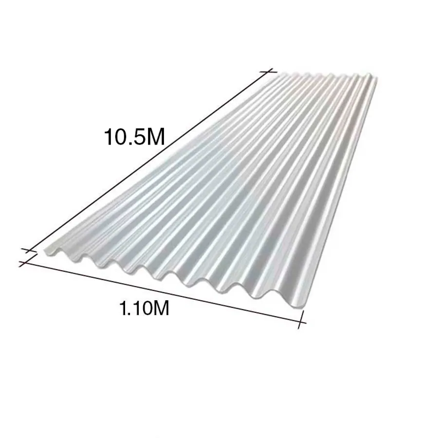 Chapa sinusoidal acanalada cincalum techos C25 10.5m x 1.1m x 0.5mm