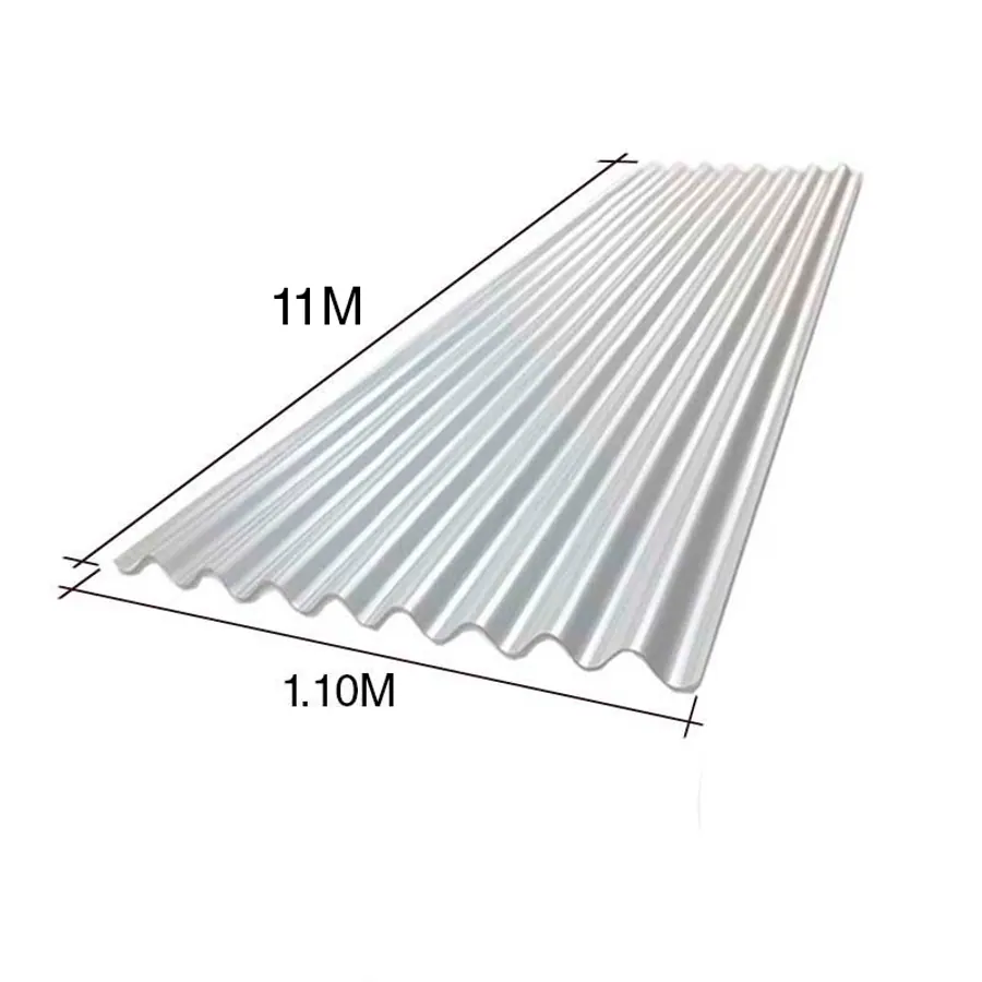 Chapa sinusoidal acanalada cincalum techos C25 11m x 1.1m x 0.5mm