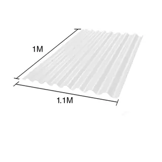 Chapa sinusoidal acanalada galvanizada techos C25 prepintada blanco 1m x 1.1m x 0.5mm