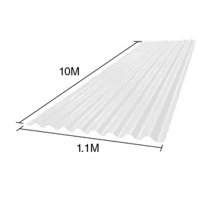 Chapa sinusoidal acanalada galvanizada techos C25 prepintada blanco 10m x 1.1m x 0.5mm