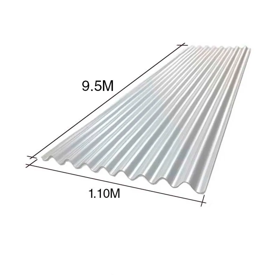 Chapa sinusoidal acanalada cincalum techos C27 9.5m x 1.1m x 0.4mm