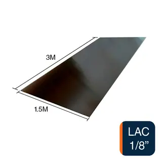 Chapa lisa LAC 1/8" 3.2mm x 1.5m x 3m