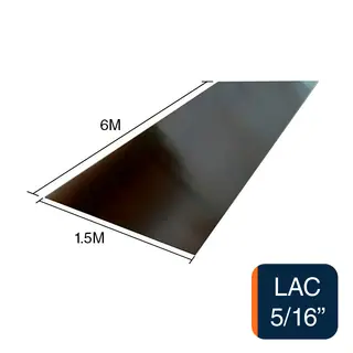 Chapa lisa LAC 5/16" 8mm x 1.5m x 6m