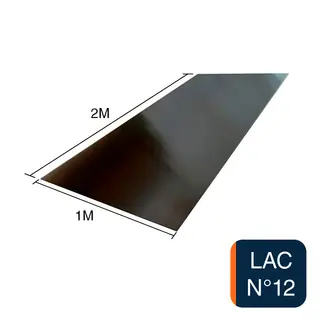 Chapa lisa LAC N°12 2.5mm x 1m x 2m