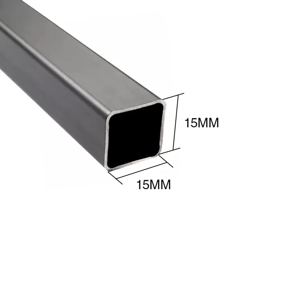 Caño cuadrado estructural 15mm x 15mm x 1.2mm x 6m