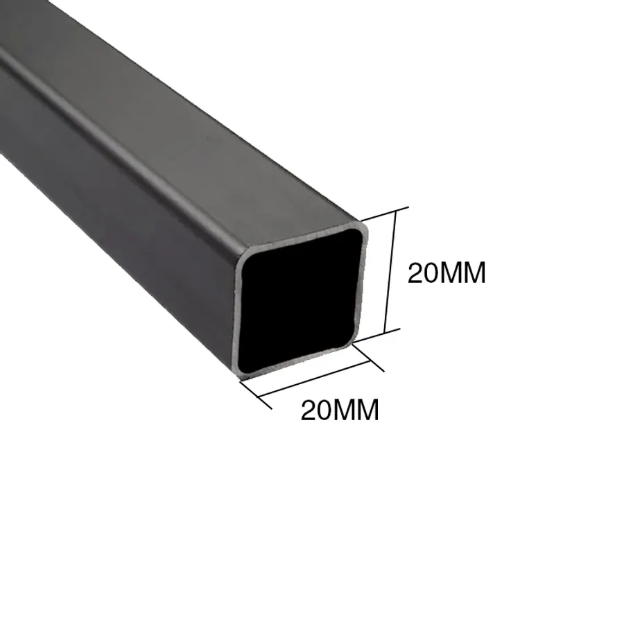 Caño cuadrado estructural 20mm x 20mm x 2mm x 6m