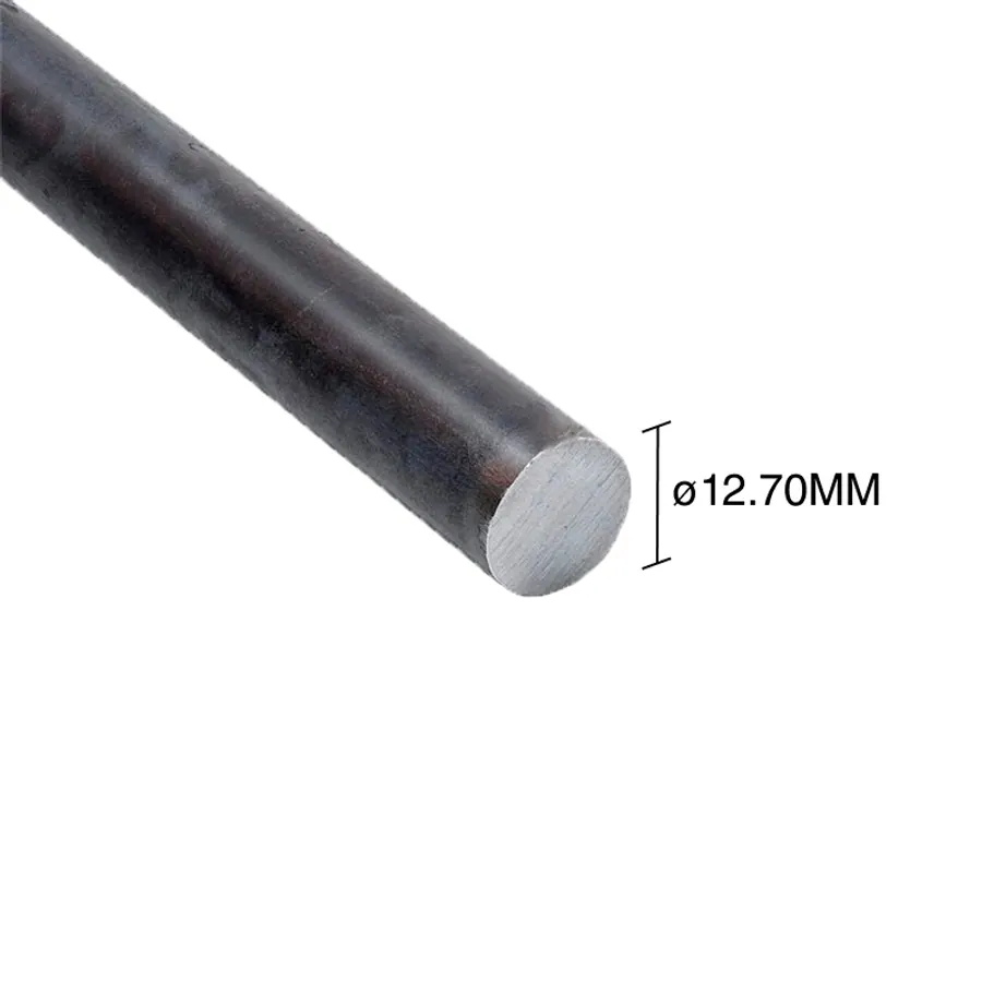 Barra redonda herreria acero laminado en caliente ø 1/2" - ø 12.70mm x 6m