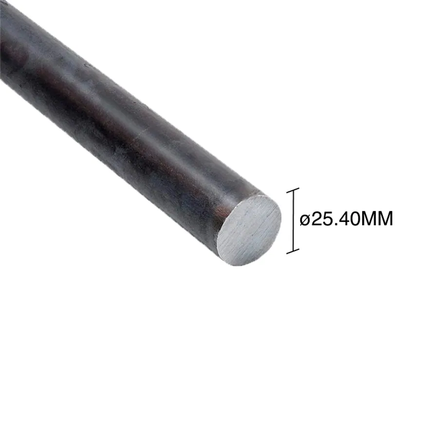 Barra redonda herreria acero laminado en caliente ø 1" - ø 25.40mm x 6m