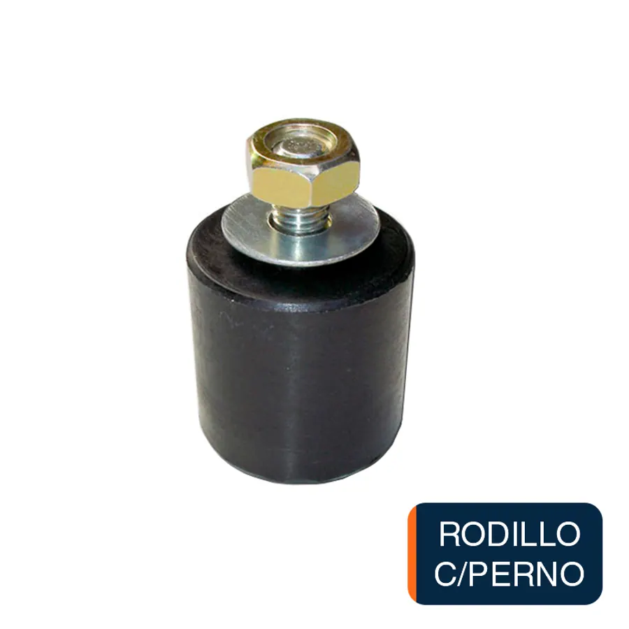 Estabilizador rodillo nylon c/perno tuerca ø 38mm