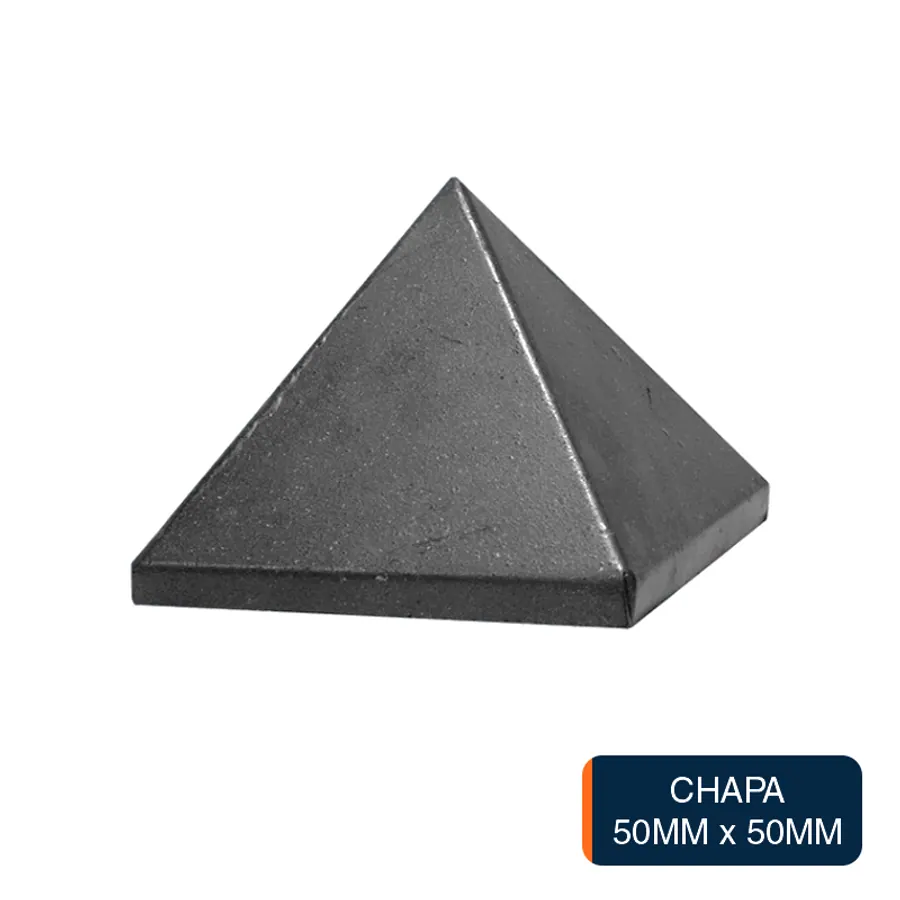 Piramide cuadrada chapa 50mm x 50mm