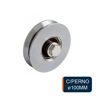 Roldana c/perno ø 100mm