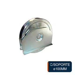 Roldana c/soporte ø 100mm